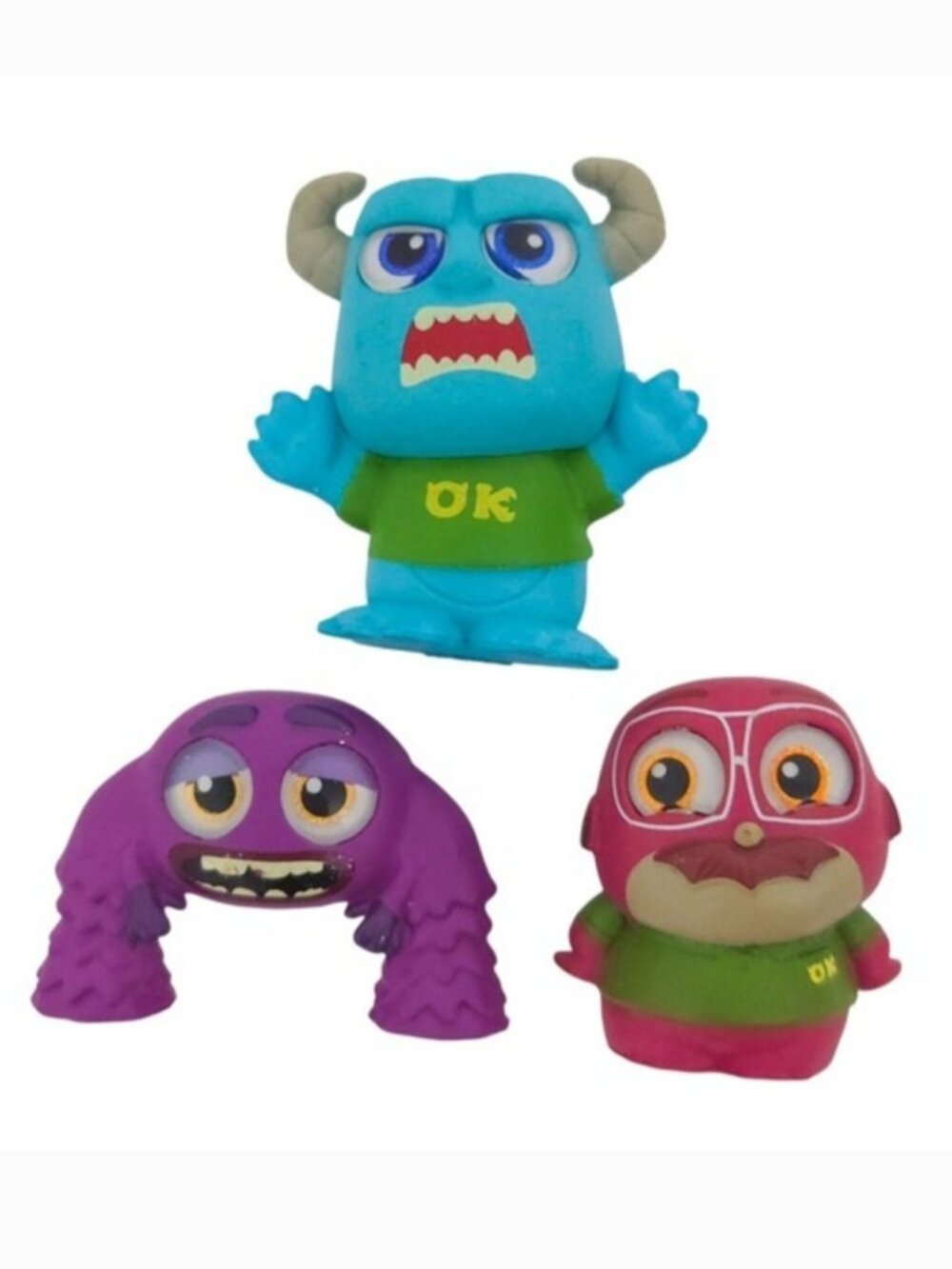 Monsters University Disney Doorables Series 10 Mini Figure- Set of 3- Ultra Rare